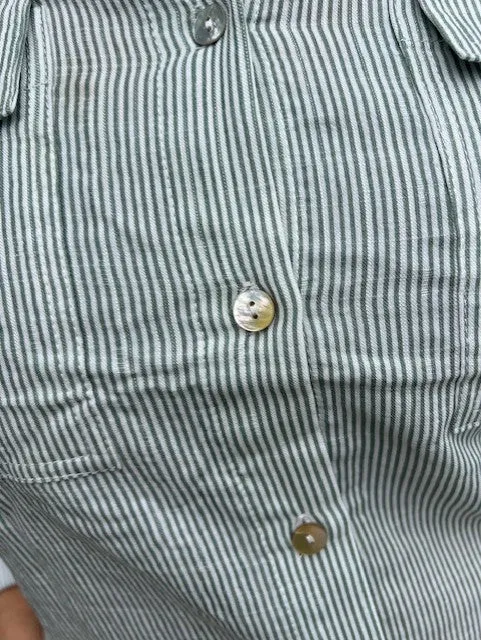 SALT & SAGE BUTTON DOWN