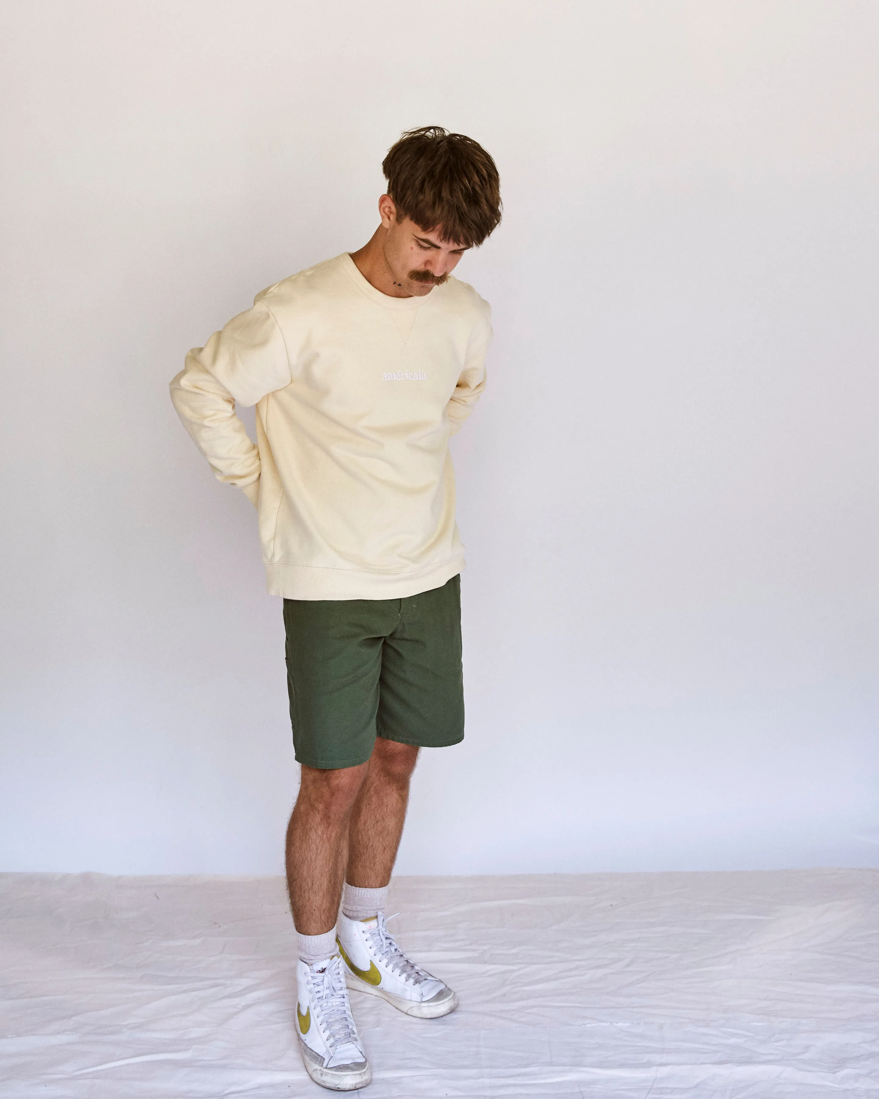 SAMPLE SALE: Carpenter Short - Fern Green Canvas