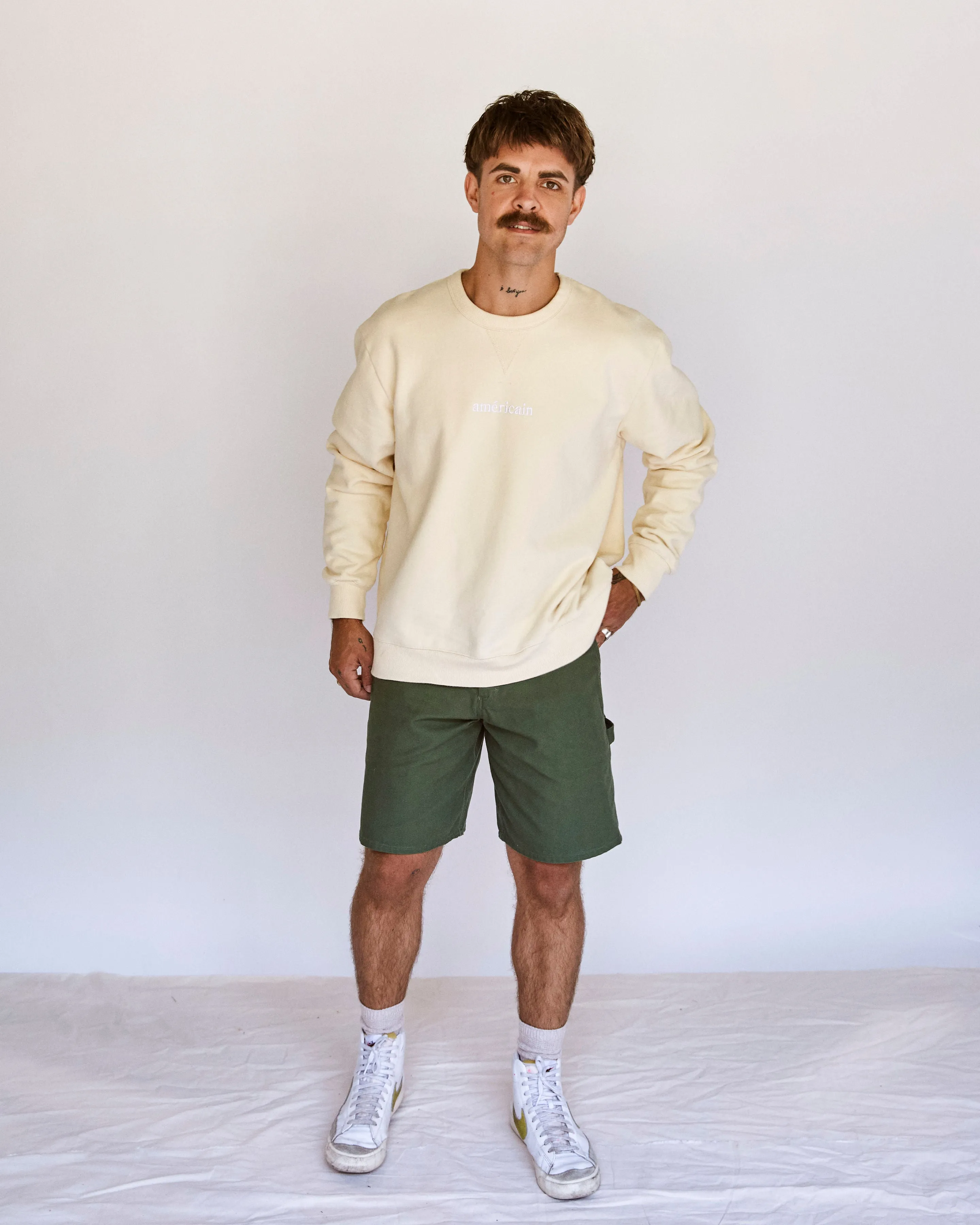 SAMPLE SALE: Carpenter Short - Fern Green Canvas