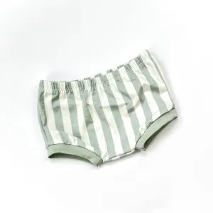 SEAFOAM STRIPE BUMMIE SHORTS