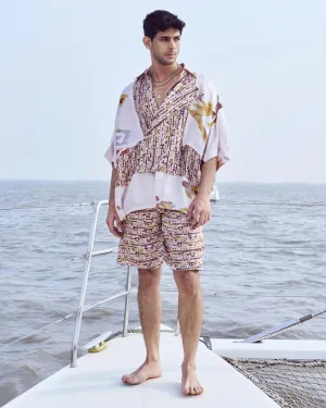 Sequin Printed Shorts