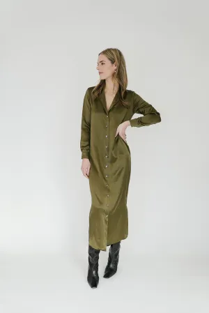 Serena Dress in Olive