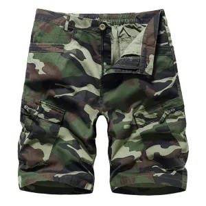 Short cargo multi-poches zippé vintage
