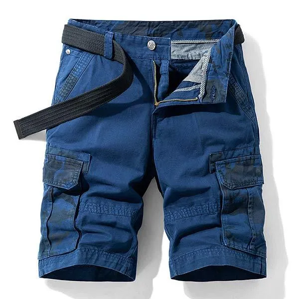 Short Cargo à Panneau Camo Pour Homme (Ceinture Exclue)