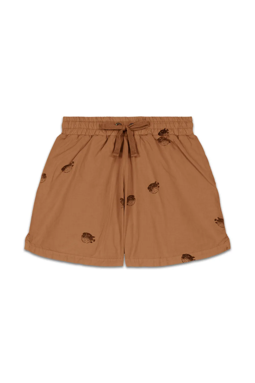 Short de Bain Chico Poisson Boule Indian Tan Brun