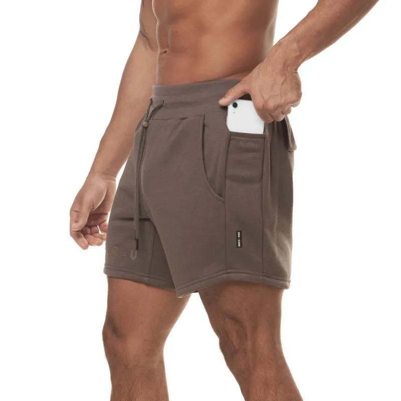 Short de sport fitness coupe ample vintage