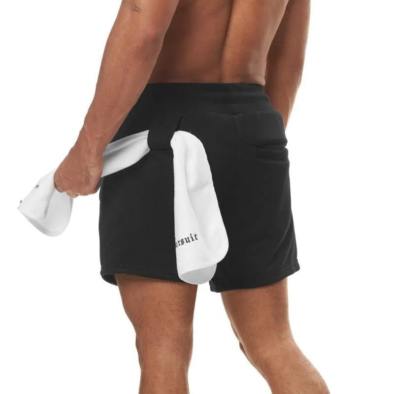 Short de sport fitness coupe ample vintage