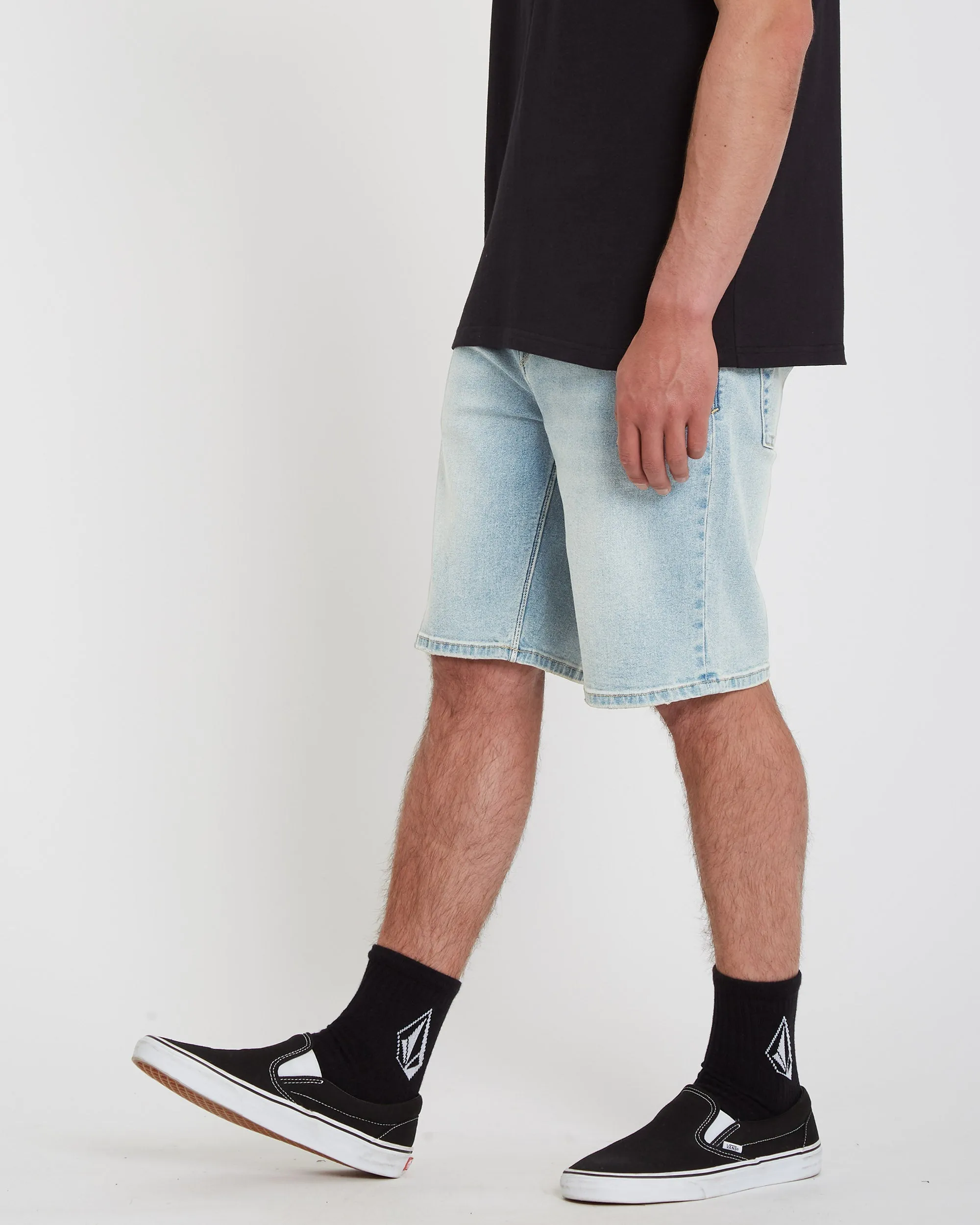 Short Denim Solver - WORKER INDIGO VINTAGE