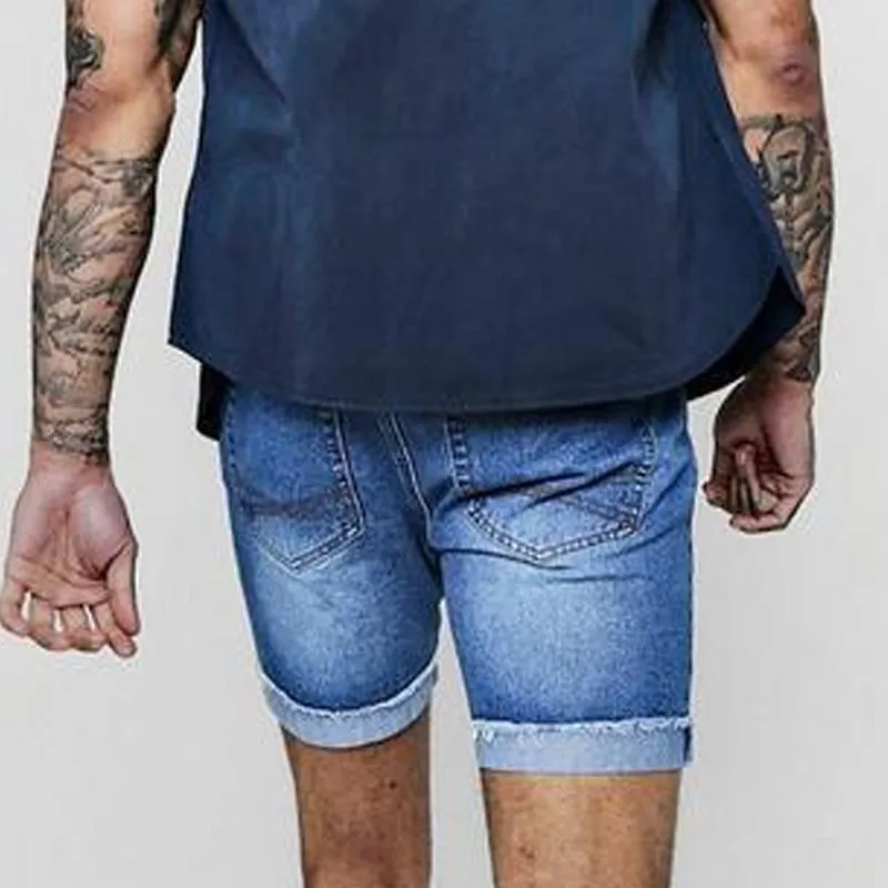 Short en jean vintage rétro