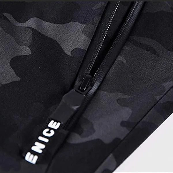 Short Élastique Camo pour Homme Vintage