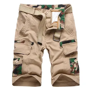 Short Multi-Poches Camouflage Vintage (Ceinture Exclue)