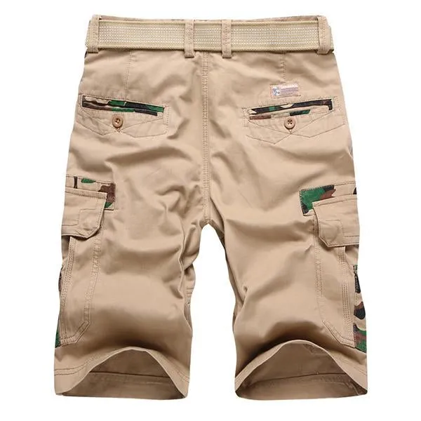 Short Multi-Poches Camouflage Vintage (Ceinture Exclue)