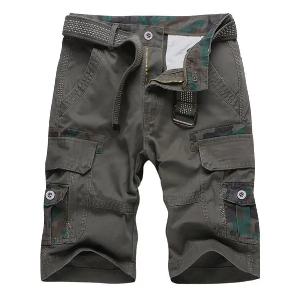 Short Multi-Poches Camouflage Vintage (Ceinture Exclue)