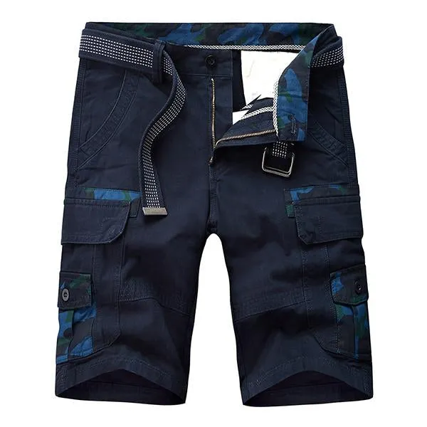 Short Multi-Poches Camouflage Vintage (Ceinture Exclue)
