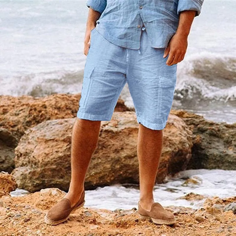 Short rétro multi-poches pour homme