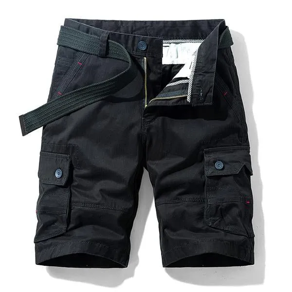 Short Vintage avec Poche Cargo (Sans Ceinture)