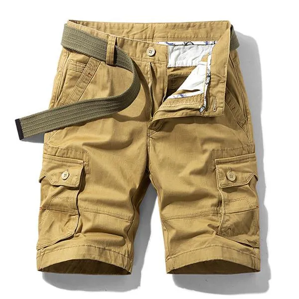 Short Vintage avec Poche Cargo (Sans Ceinture)