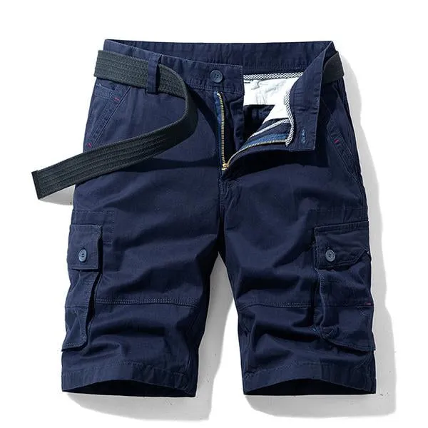 Short Vintage avec Poche Cargo (Sans Ceinture)