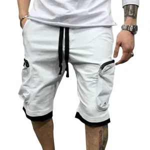 Short vintage avec poche cargo tendance