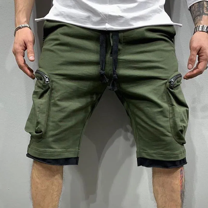 Short vintage avec poche cargo tendance