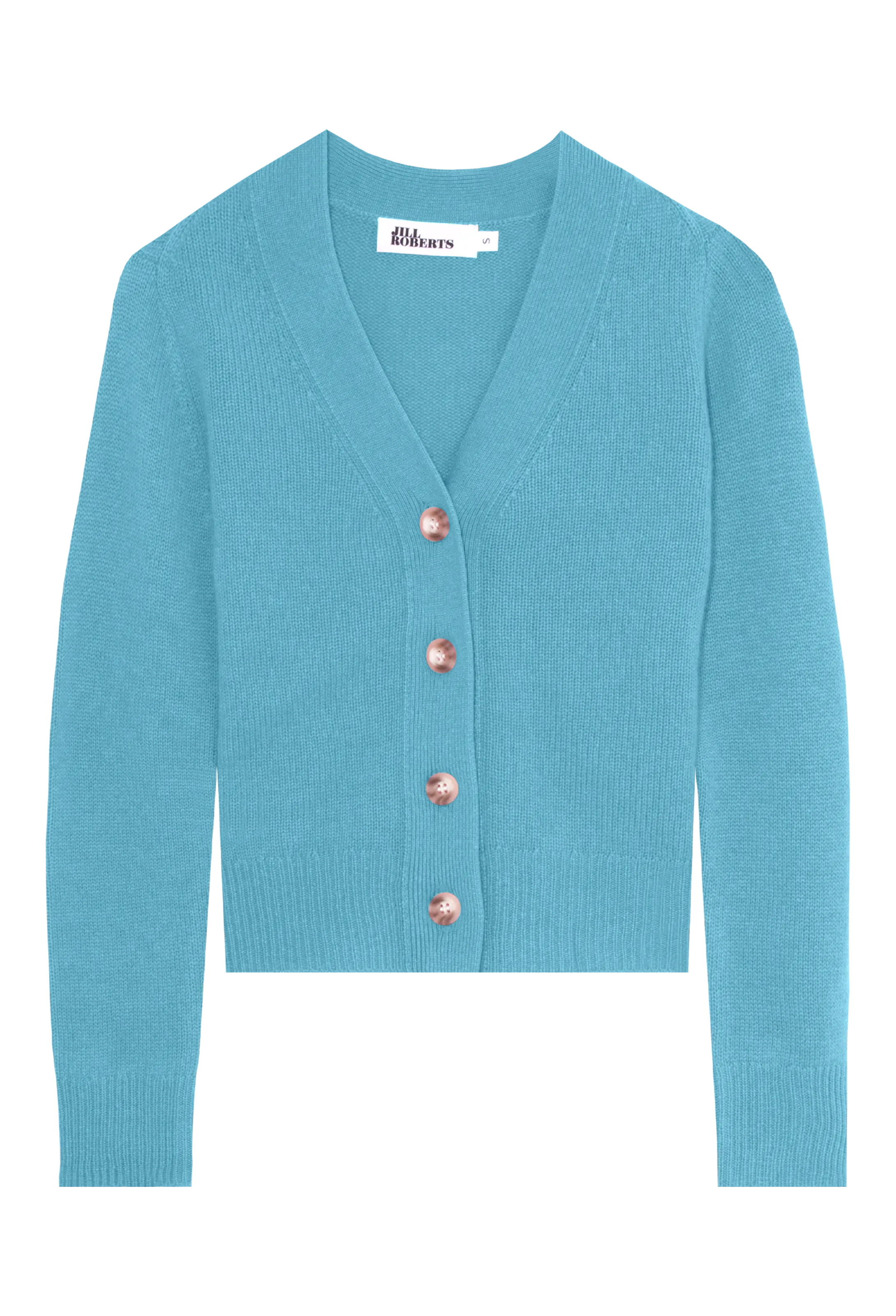 Shrunken V-Neck Cardigan