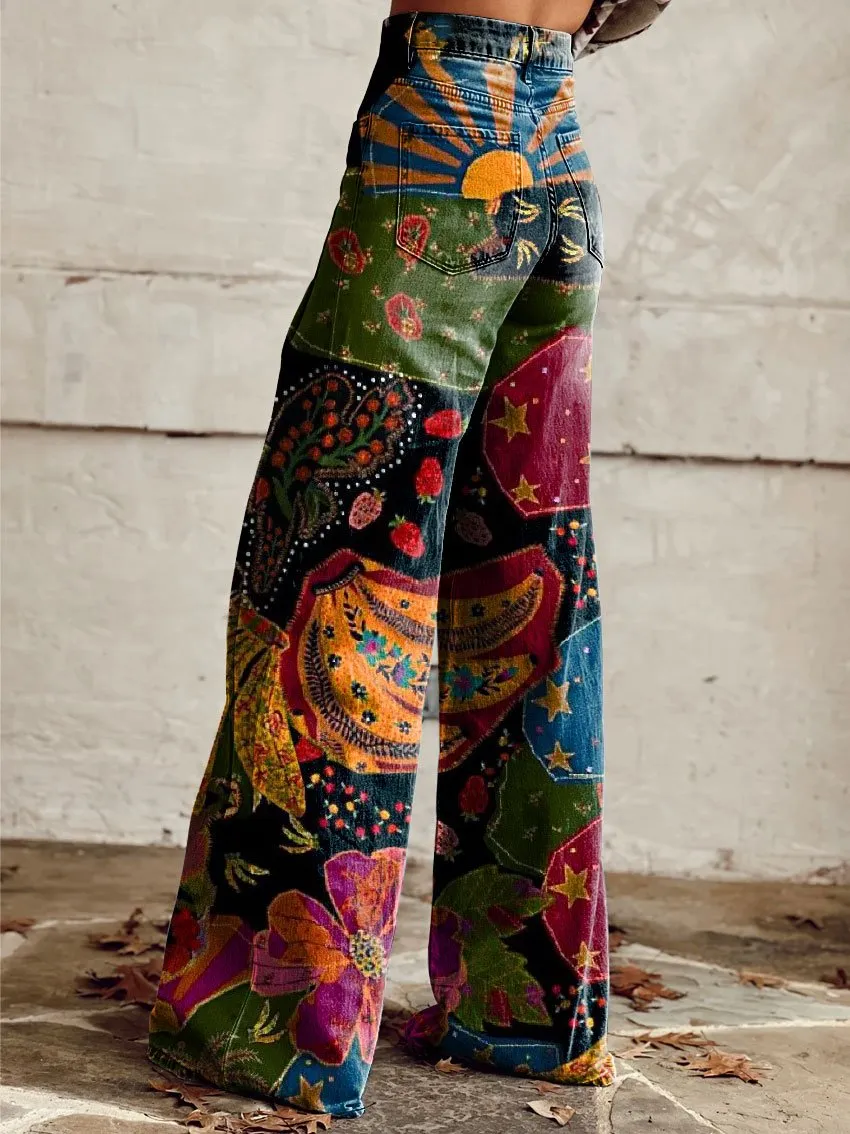 Siena | Boho Wide-Leg Pants