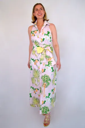 Sleeveless Huntington in Pink Tropical