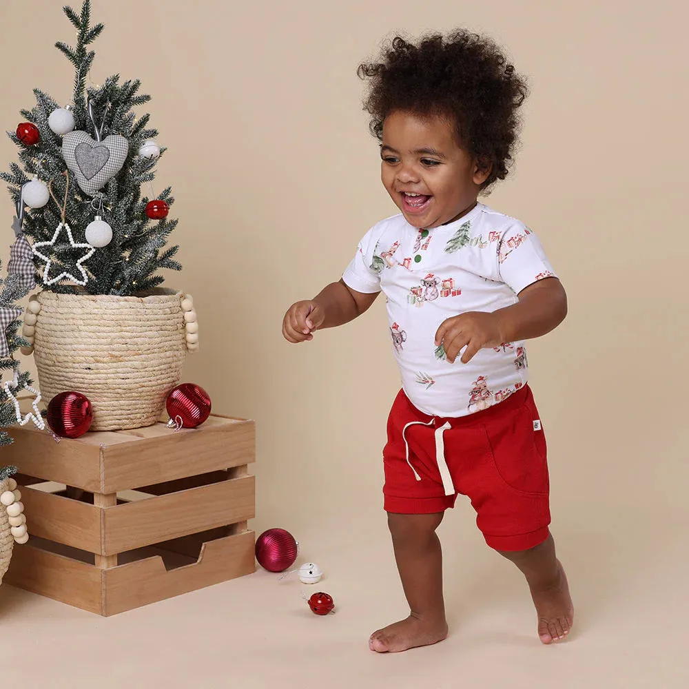 Snuggle Hunny Kangas & Koalas Short Sleeve Bodysuit
