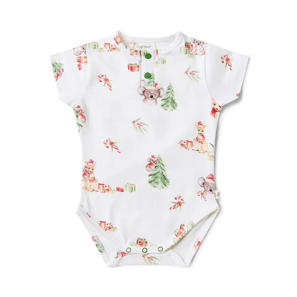 Snuggle Hunny Kangas & Koalas Short Sleeve Bodysuit