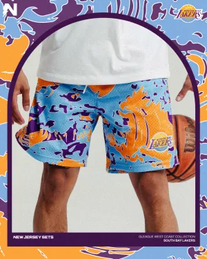 South Bay Lakers x NJS Mesh Shorts
