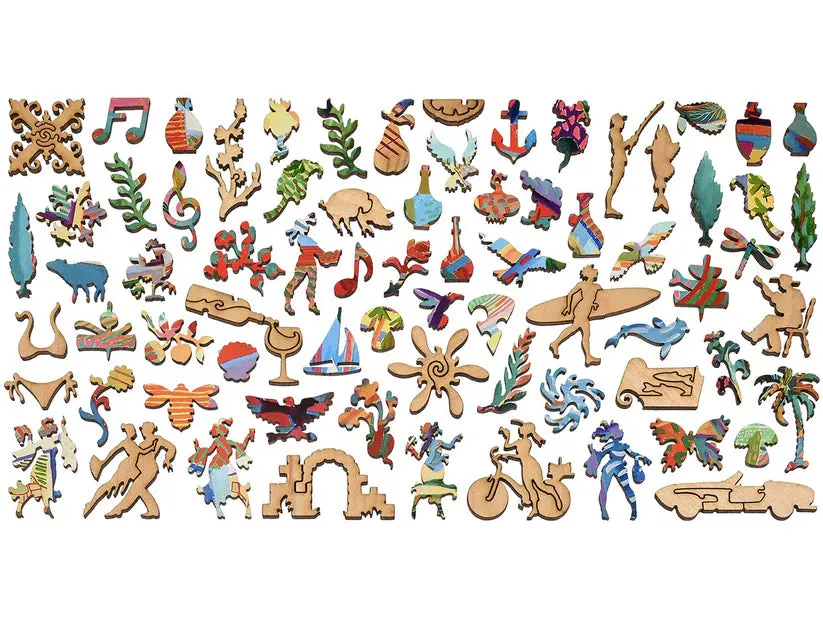 Spanish Coast Wooden Puzzle