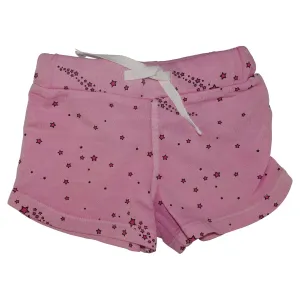 Star Print Mini Shorts- Pink