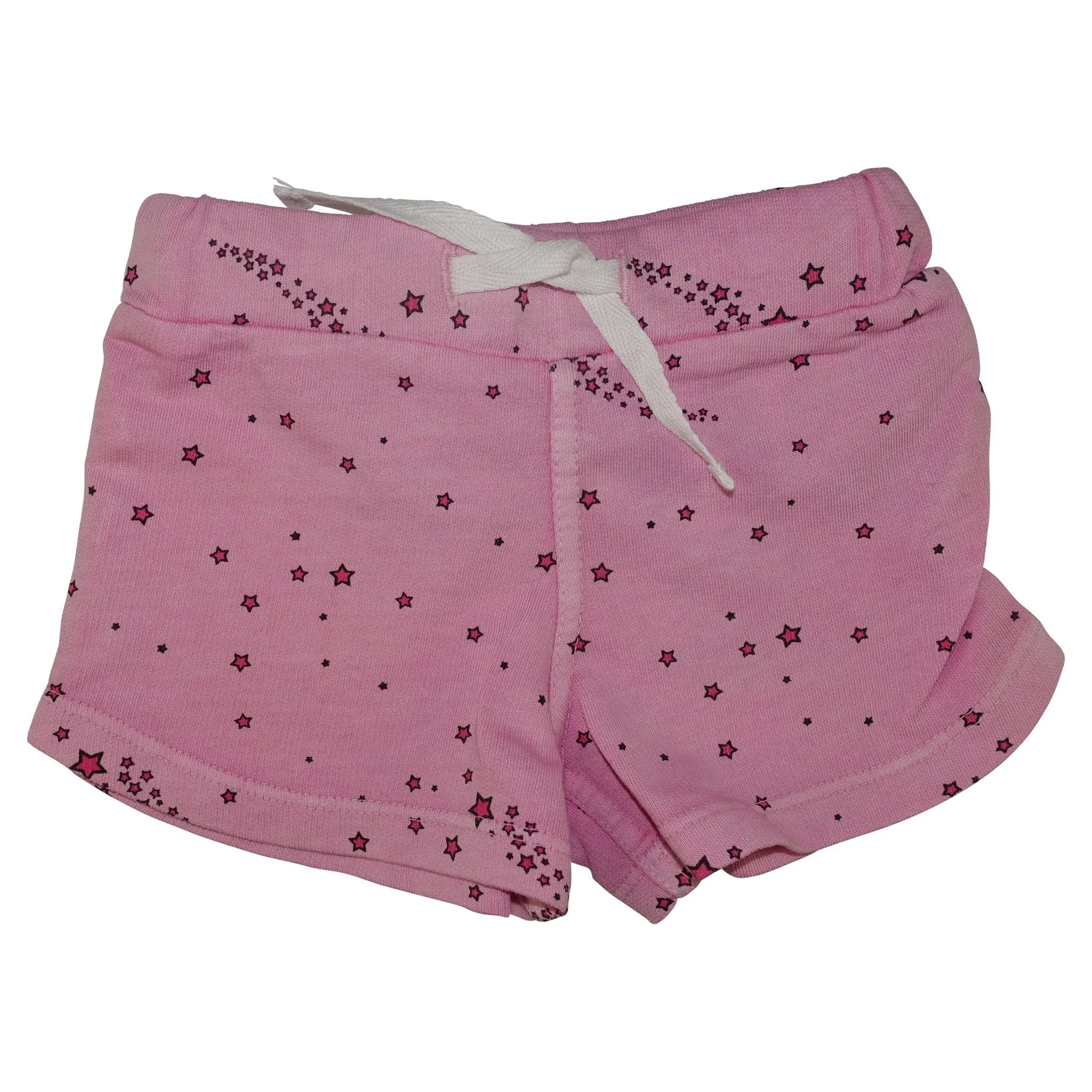 Star Print Mini Shorts- Pink