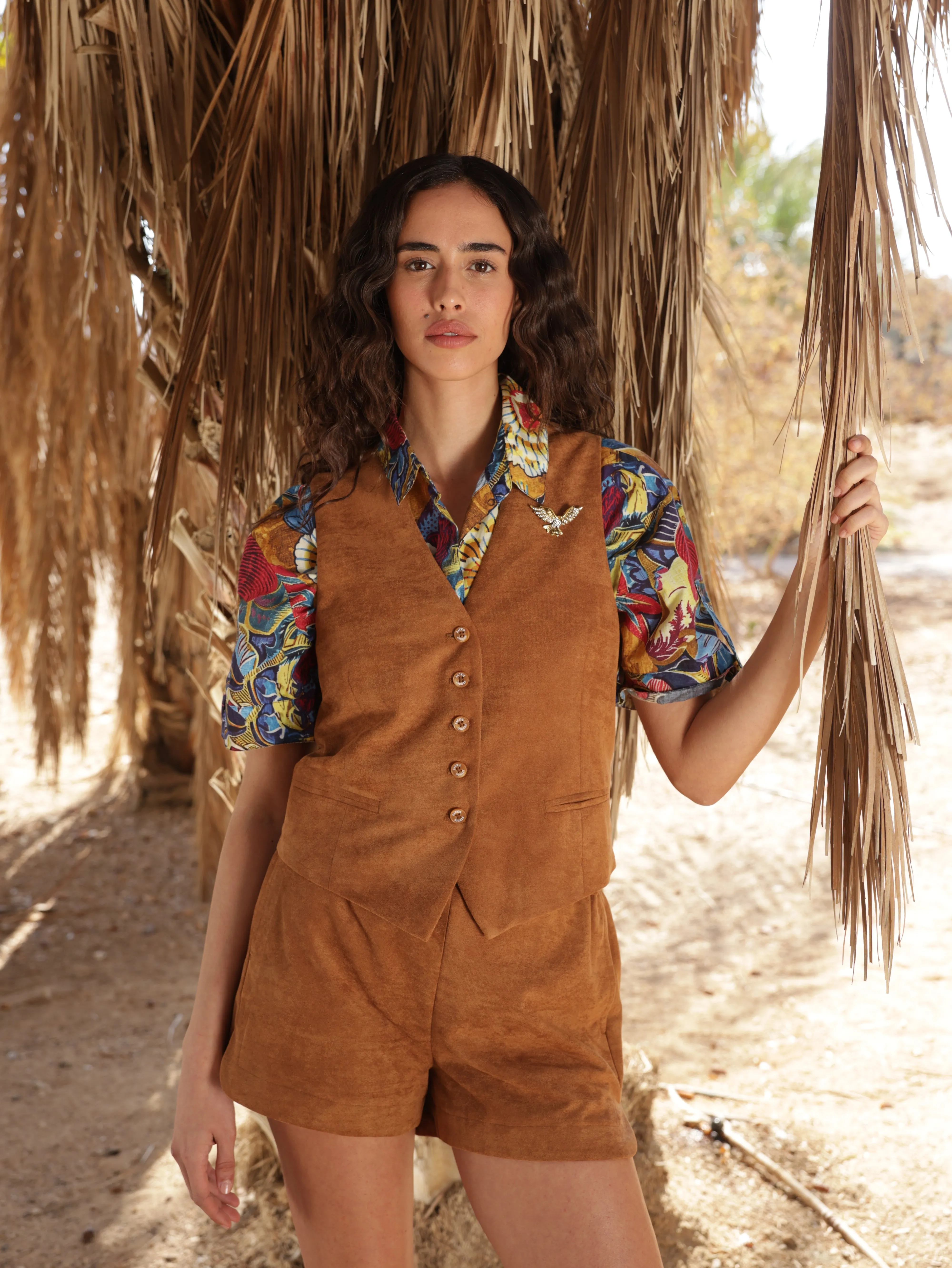 Suede Vest
