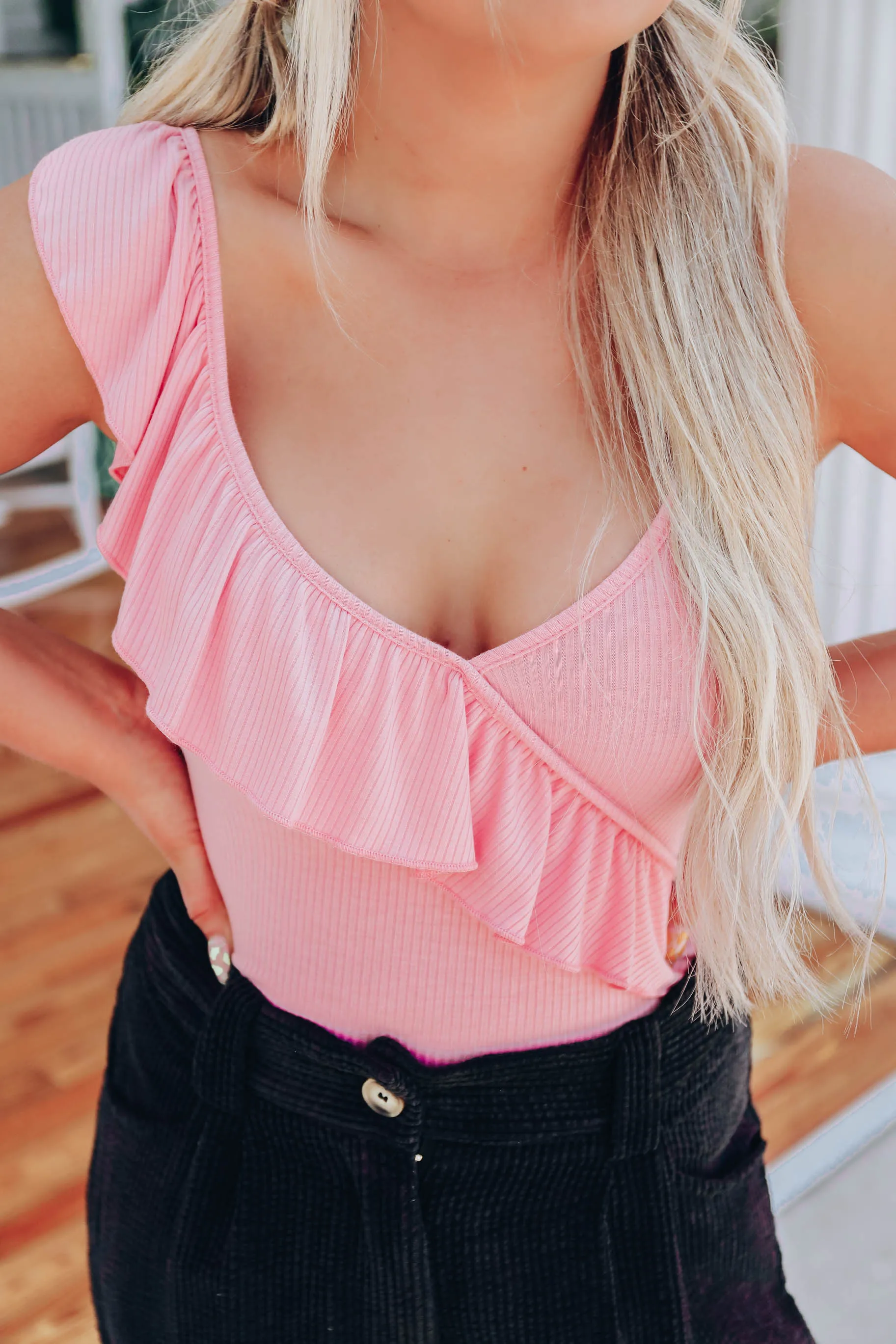 Sun Kissed Ruffle Bodysuit