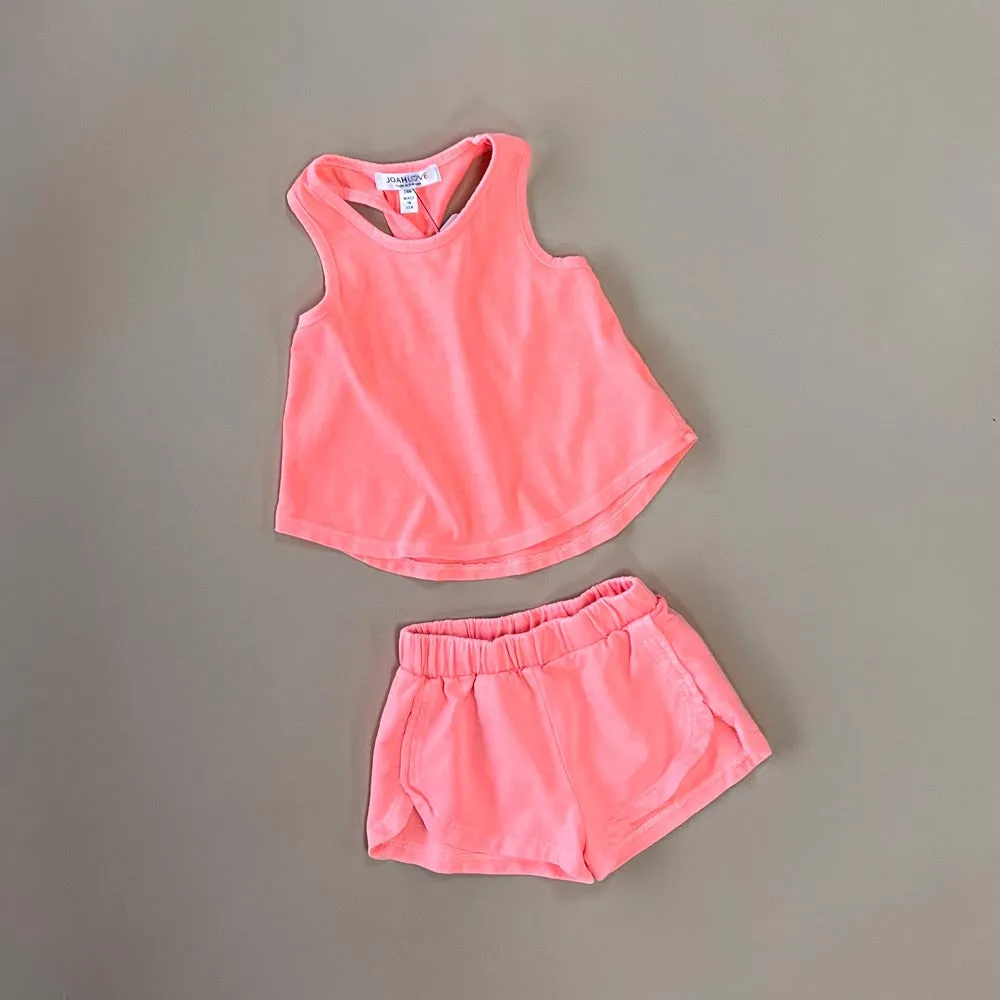 Surf Shorts | Coral Neon