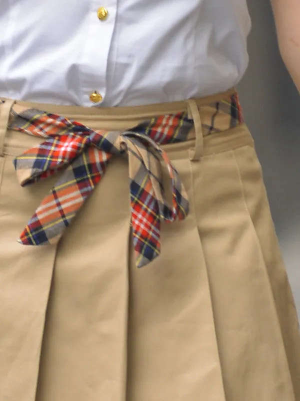 swing in campus pleated skirt