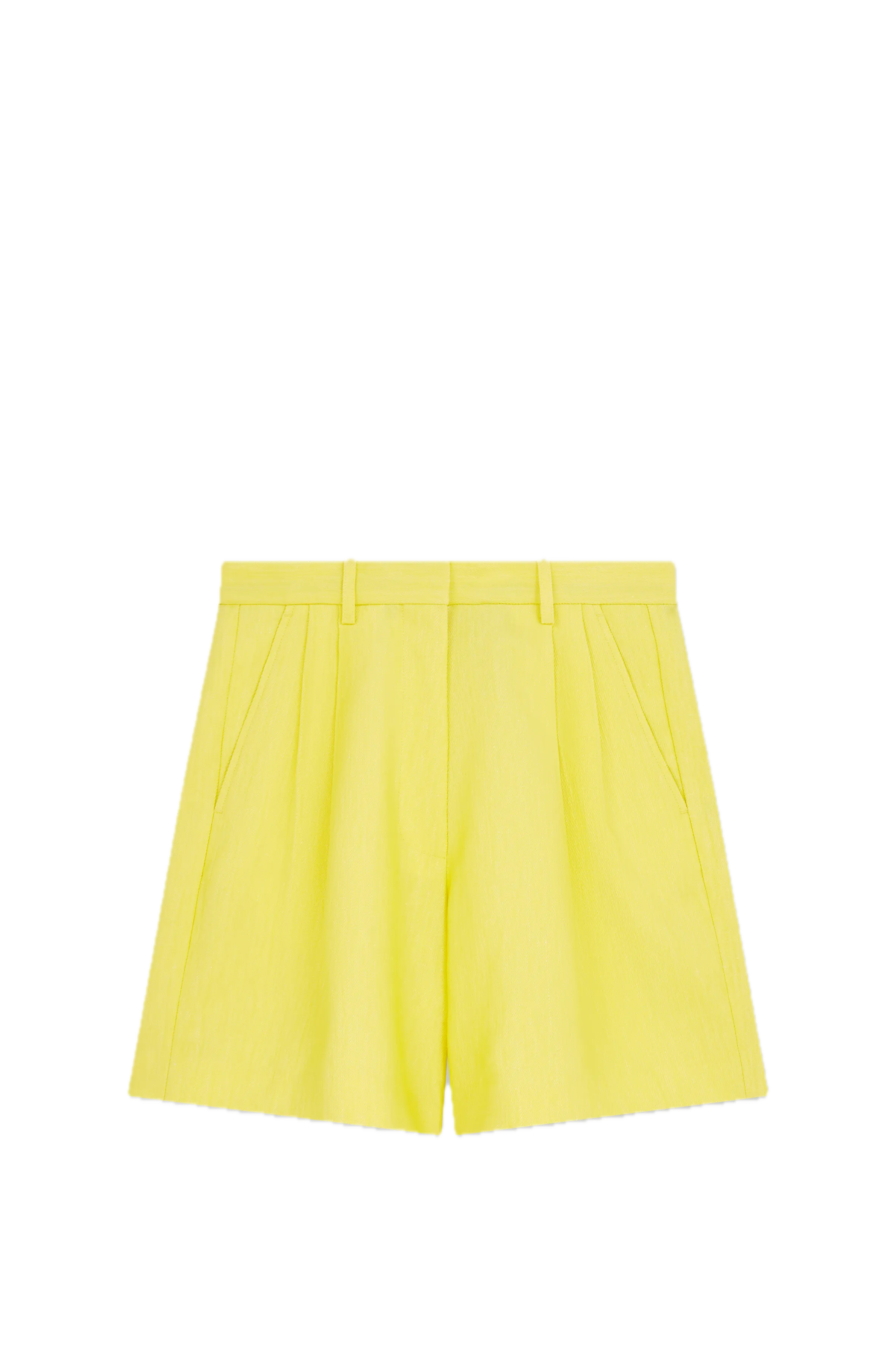 Tailored Shorts With Pleats