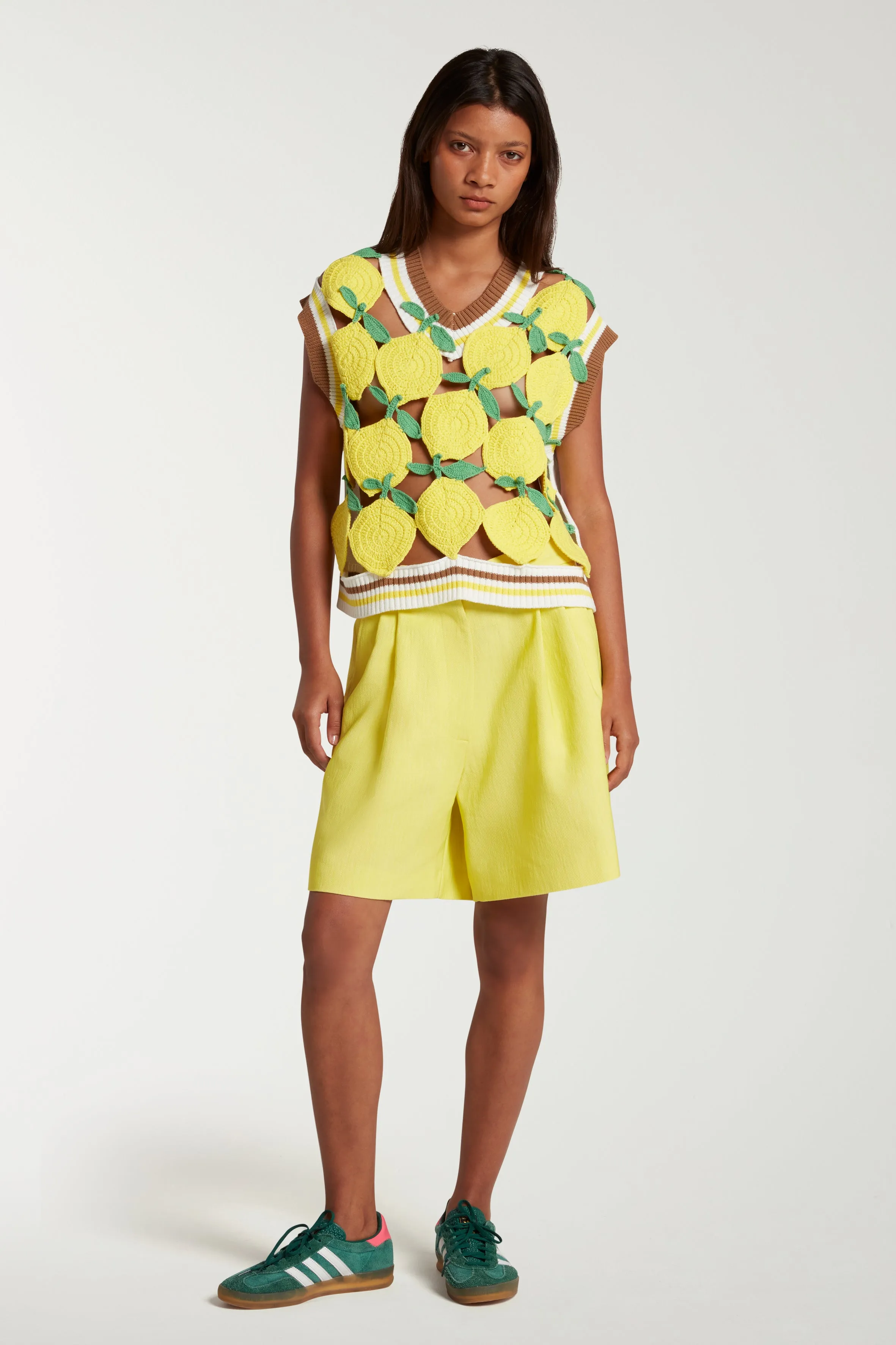 Tailored Shorts With Pleats