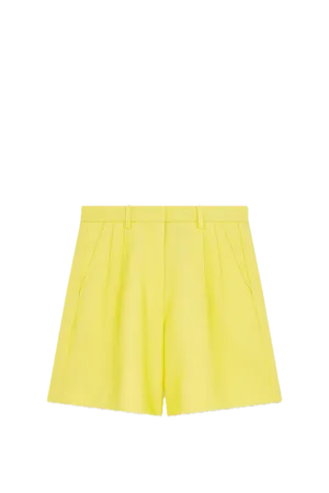 Tailored Shorts With Pleats