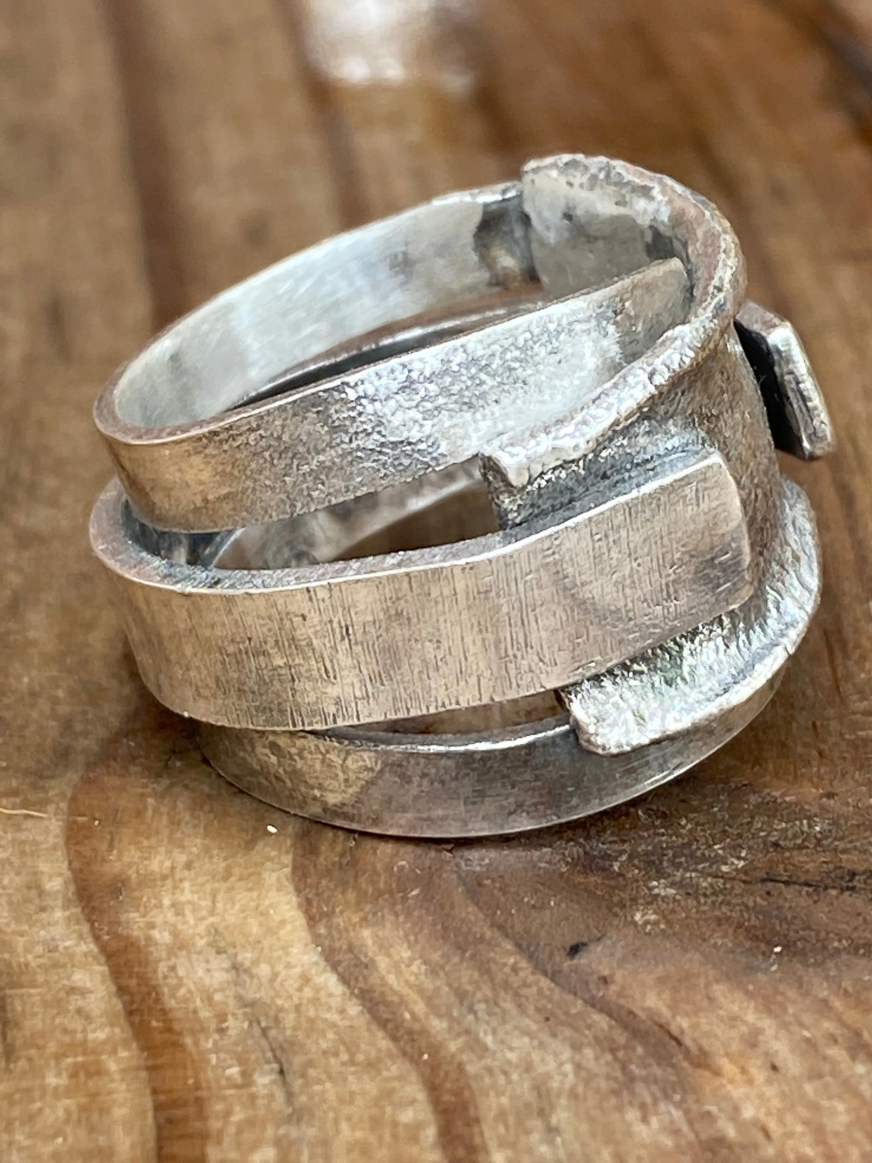 Textured Love Ring 9