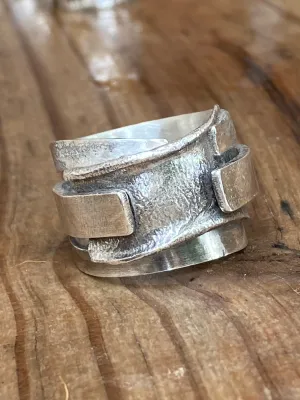 Textured Love Ring 9