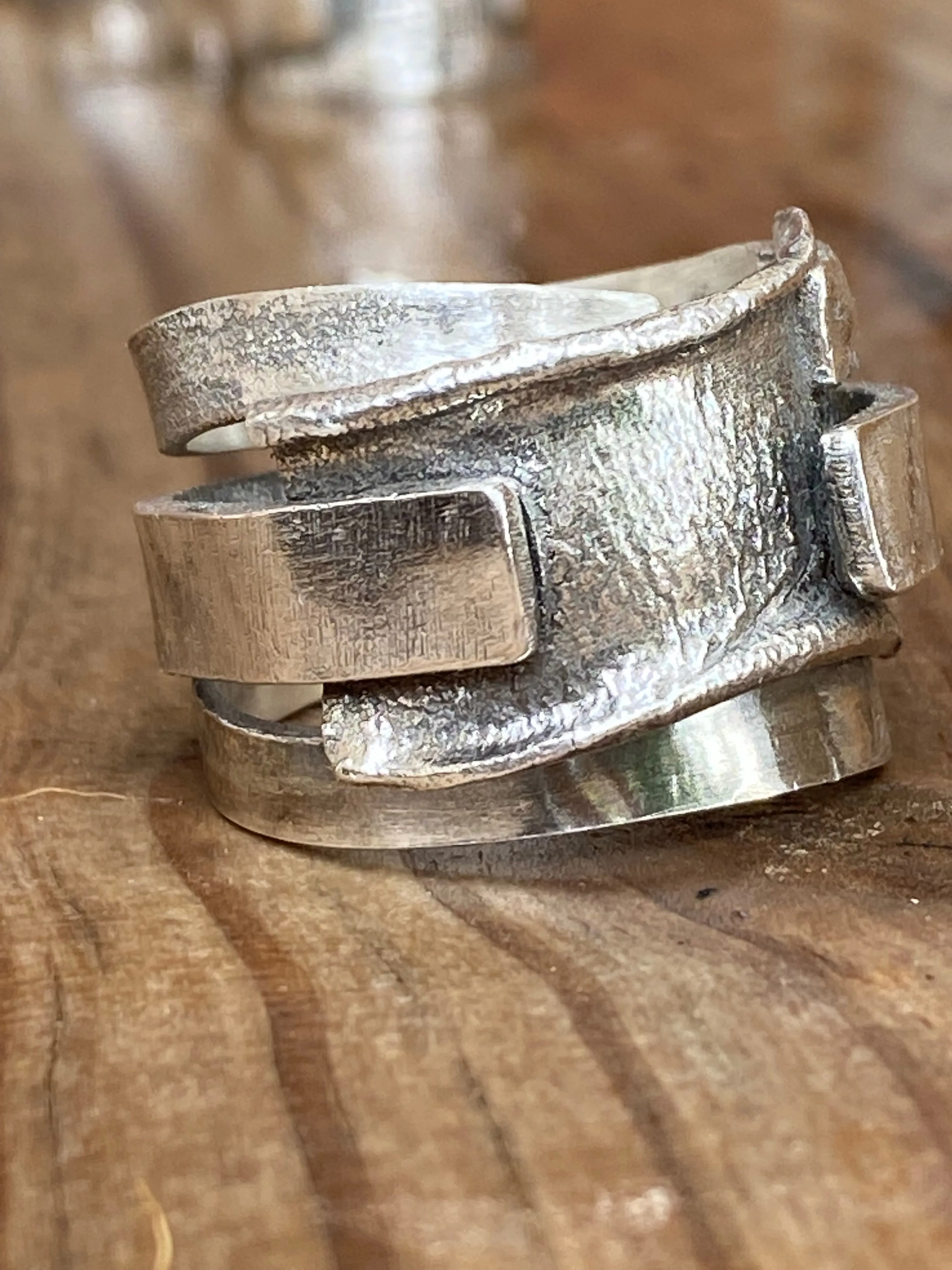 Textured Love Ring 9