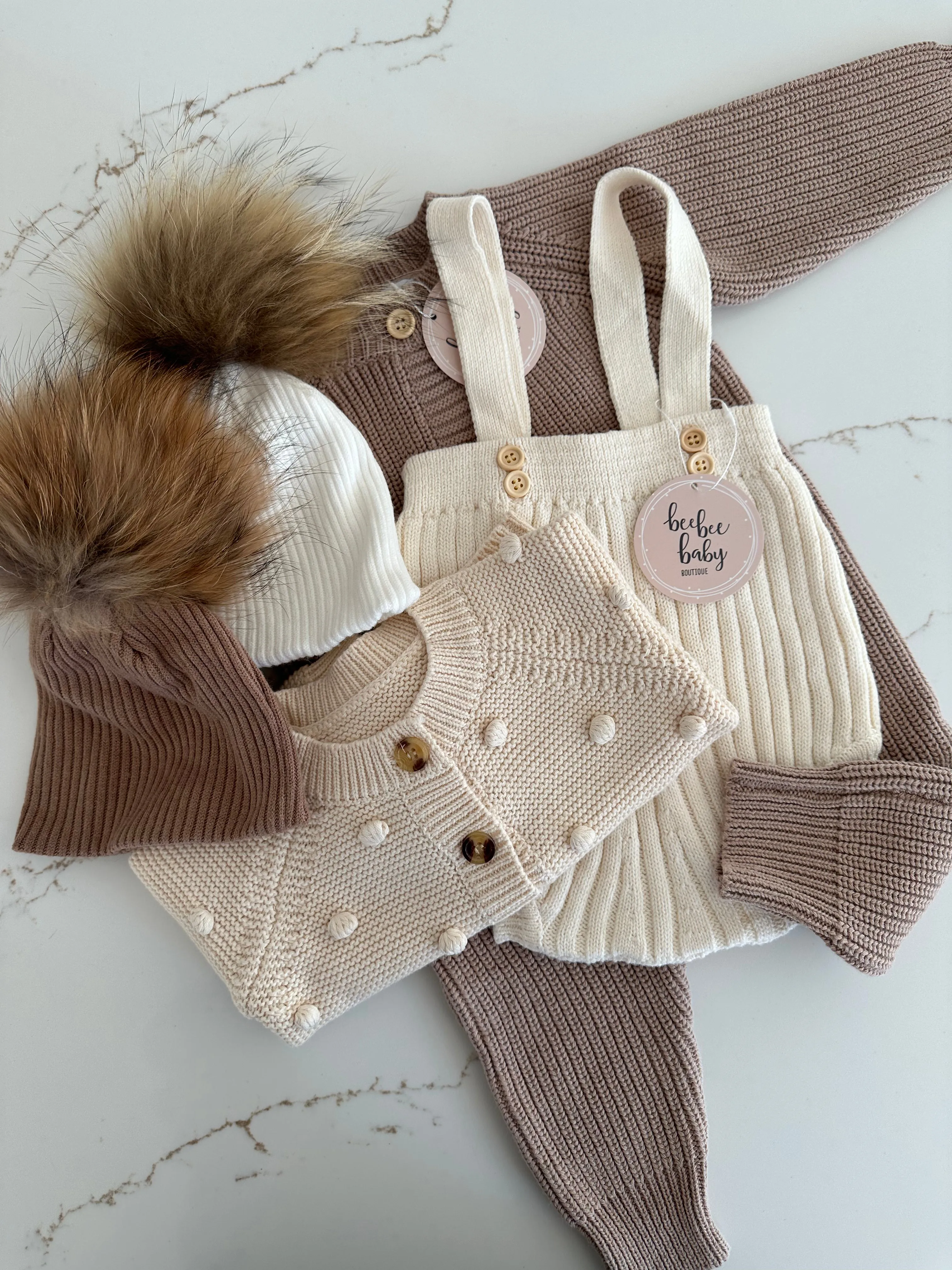 Textured Pom Pom Cardigan