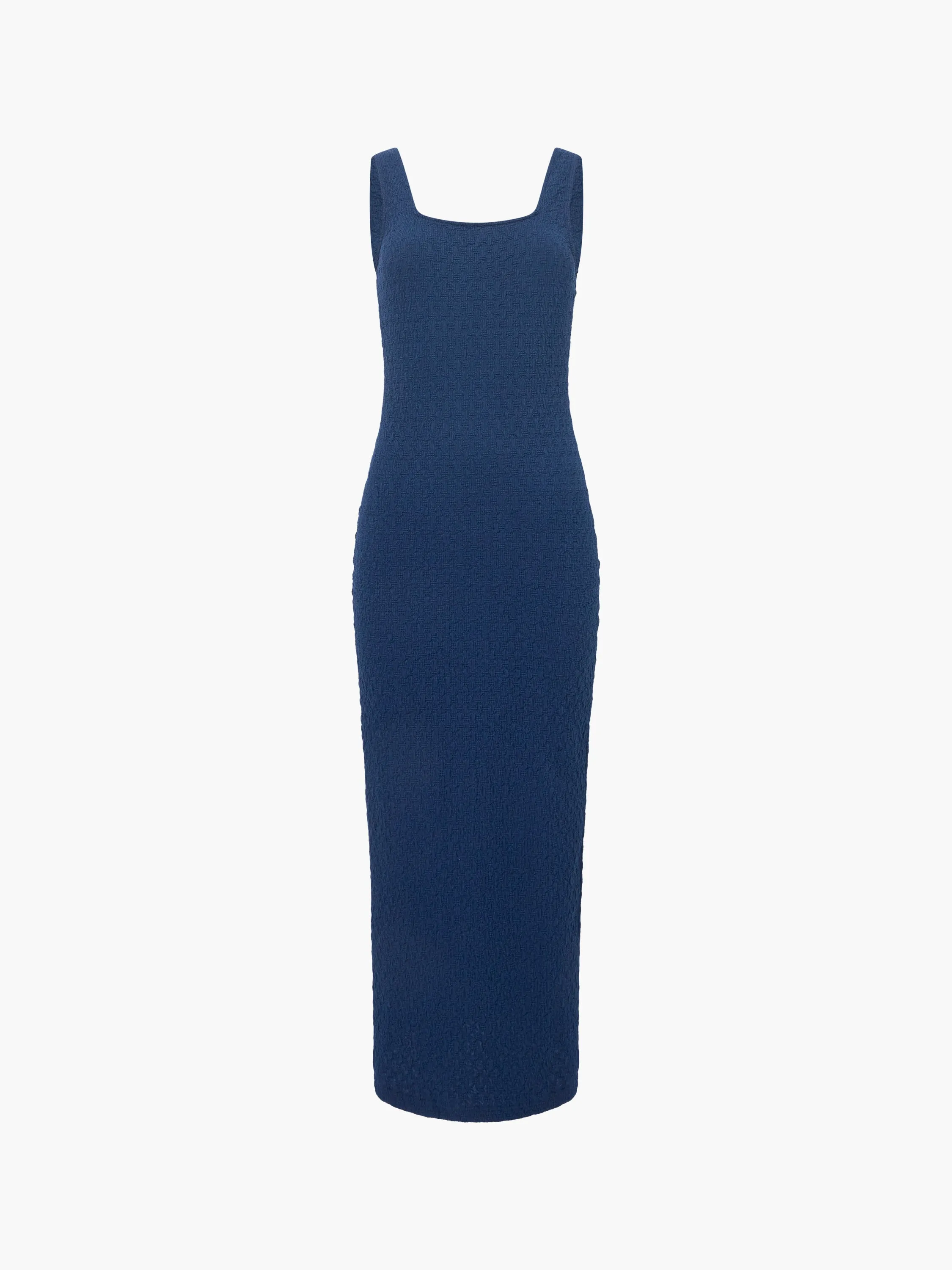 Textured Square Neck Maxi Dress