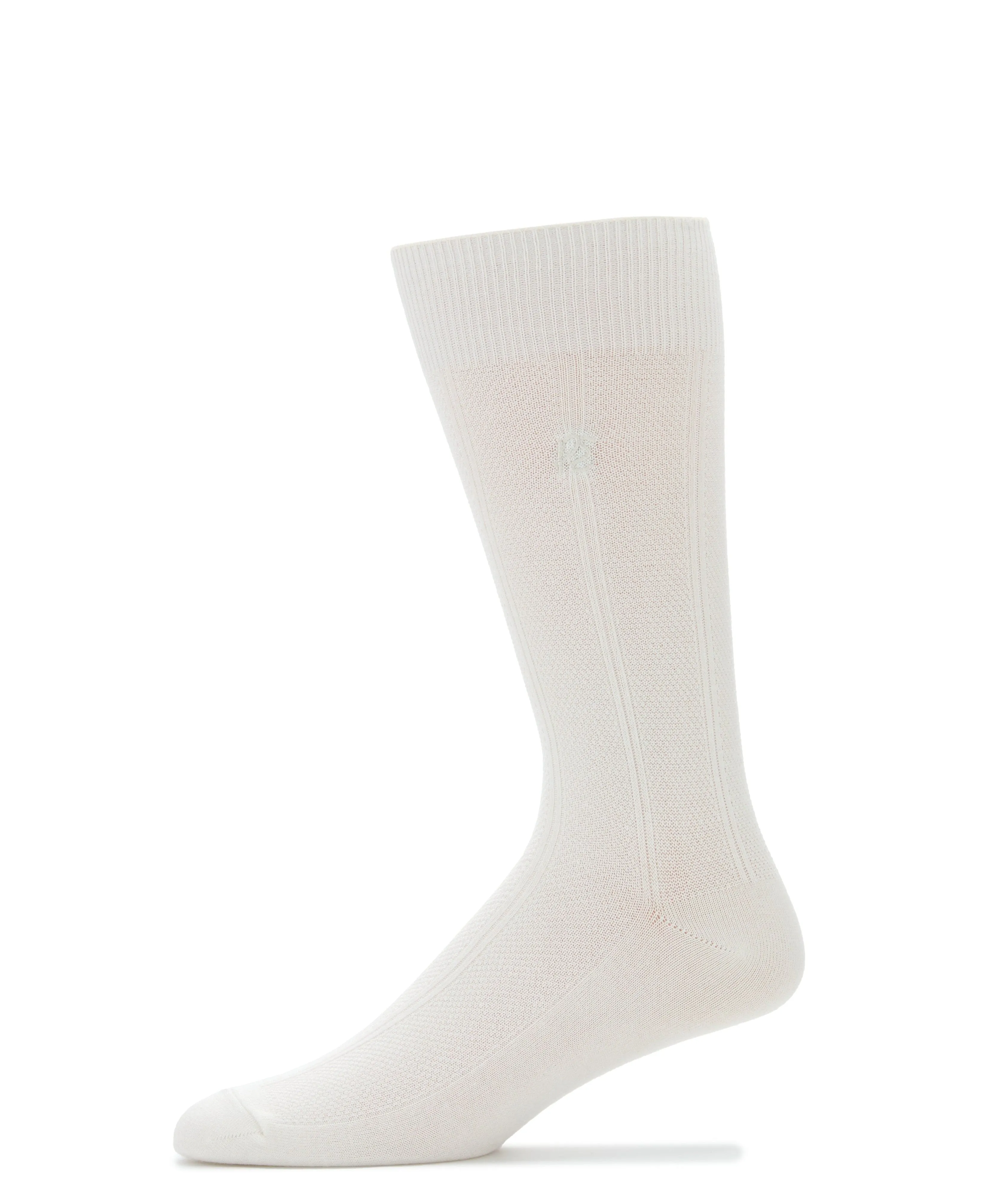 Textured Stitch Logo Socks