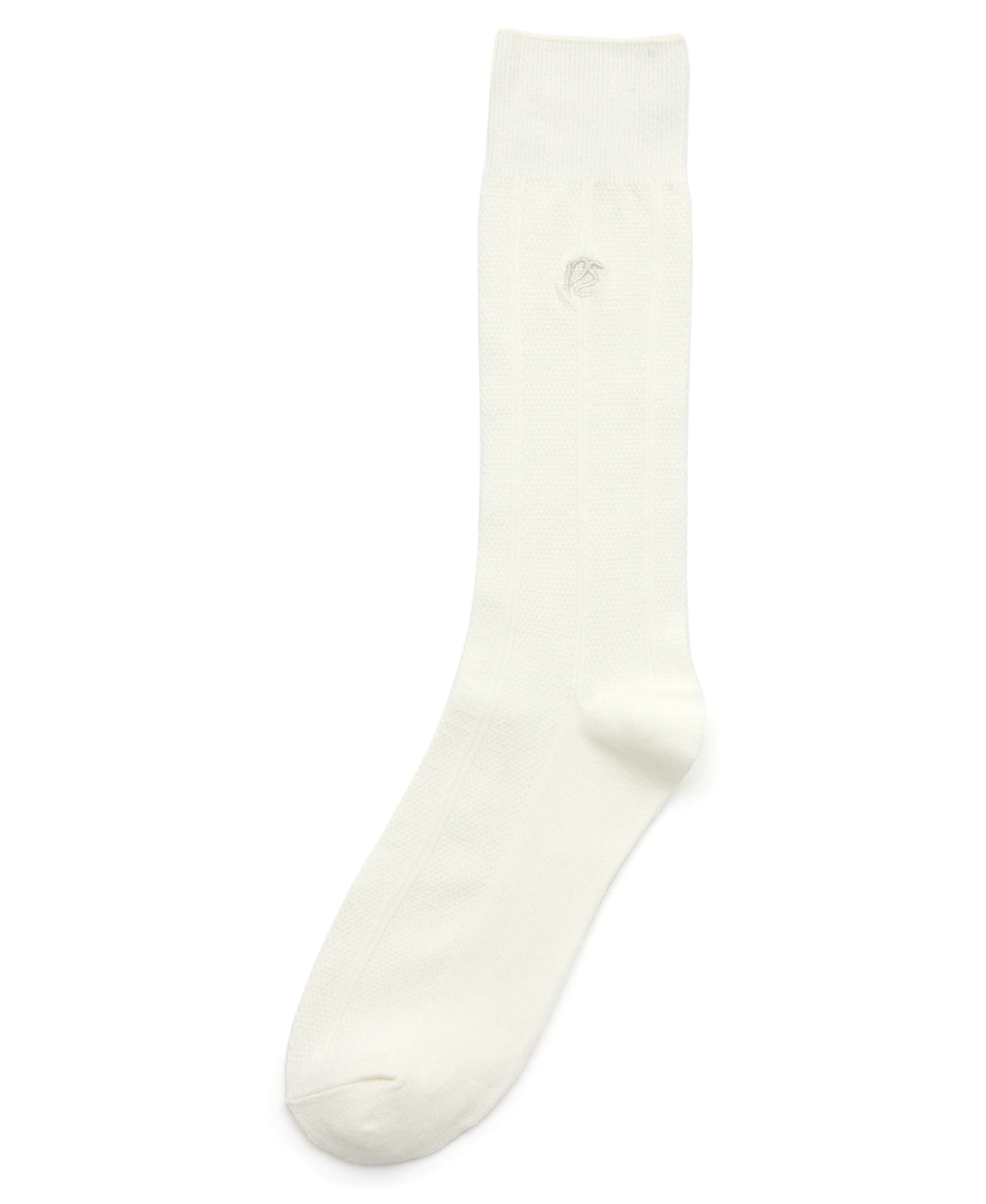Textured Stitch Logo Socks