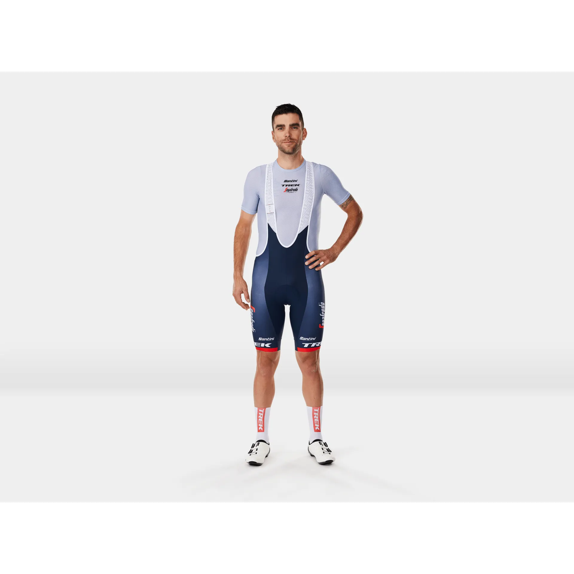 TREK-SEGAFREDO MEN'S TEAM REPLICA RACE BIB SHORTS