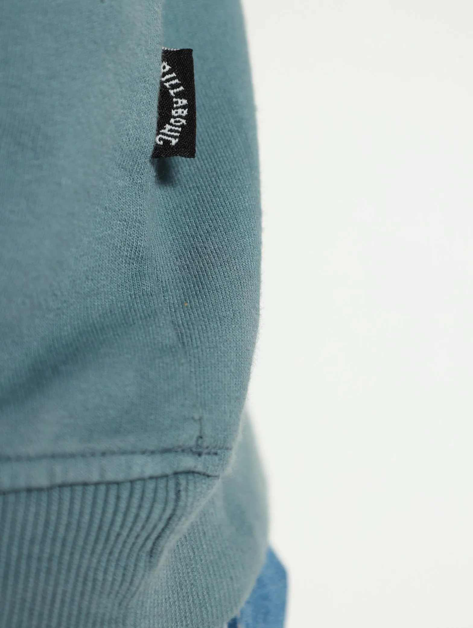 Unity Stacked Pullover Sweat Top - Light Blue