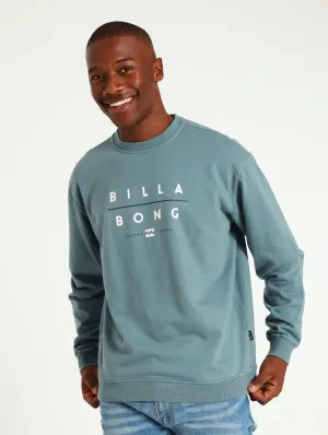 Unity Stacked Pullover Sweat Top - Light Blue